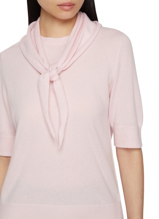  - ARCH4 - Imogen Scarf Tie Cashmere Knit Top
