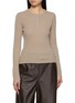 Main View - Click To Enlarge - ARCH4 - New Noa Cashmere Knit Henley Top