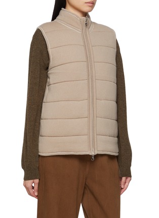 Detail View - Click To Enlarge - ARCH4 - Hammersmith Quilted Knit Gilet