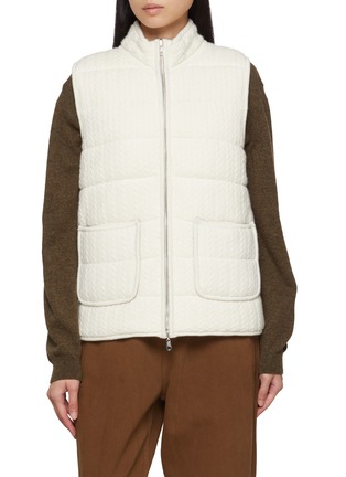 Main View - Click To Enlarge - ARCH4 - Hammersmith Quilted Knit Gilet