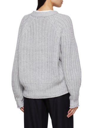 Back View - Click To Enlarge - ARCH4 - Rotterdam Knitted Cardigan