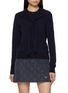 Main View - Click To Enlarge - ARCH4 - Sonja Shoulder Tie Cashmere Knit Top