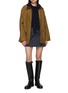 Figure View - Click To Enlarge - ARCH4 - Sonja Shoulder Tie Cashmere Knit Top