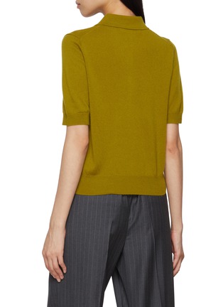 Back View - Click To Enlarge - ARCH4 - Octavia Cashmere Knit Polo Top