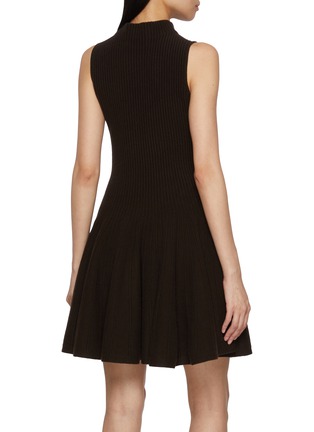 Back View - Click To Enlarge - ARCH4 - New Darla Sleeveless Ribbed Cashmere Knit Dress