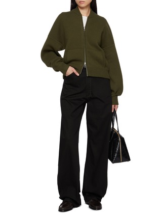 Figure View - Click To Enlarge - ARCH4 - Jace Milano Knit Zip Up Cardigan