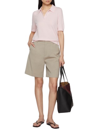 Figure View - Click To Enlarge - ARCH4 - Octavia Cashmere Knit Polo Top