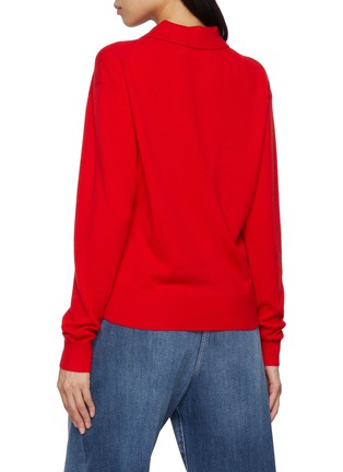 Back View - Click To Enlarge - ARCH4 - New Hamilton Cashmere Knit Polo Top