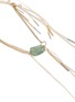 Detail View - Click To Enlarge - DRIES VAN NOTEN - Brass Stone Cotton Necklace