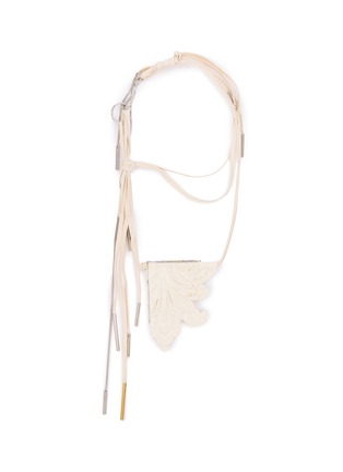 Main View - Click To Enlarge - DRIES VAN NOTEN - Plated Brass Resin Cotton Necklace