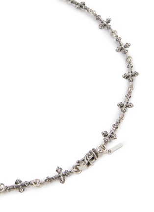 Detail View - Click To Enlarge - EMANUELE BICOCCHI - Sterling Silver Multi-cross Avelli Necklace