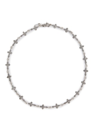 Main View - Click To Enlarge - EMANUELE BICOCCHI - Sterling Silver Multi-cross Avelli Necklace