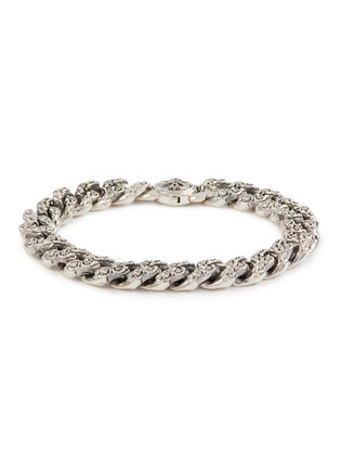 Detail View - Click To Enlarge - EMANUELE BICOCCHI - Sterling Silver Small Flourishing Chain Bracelet