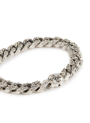 Detail View - Click To Enlarge - EMANUELE BICOCCHI - Sterling Silver Small Flourishing Chain Bracelet