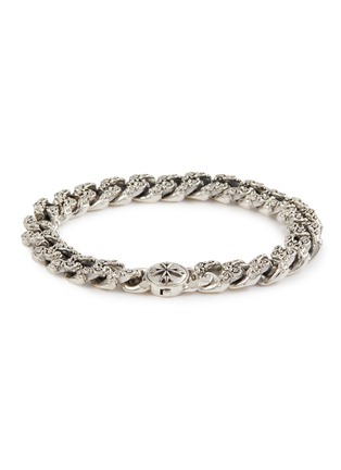 Main View - Click To Enlarge - EMANUELE BICOCCHI - Sterling Silver Small Flourishing Chain Bracelet