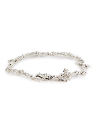Detail View - Click To Enlarge - EMANUELE BICOCCHI - Sterling Silver Multi-cross Bracelet