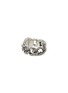 Detail View - Click To Enlarge - EMANUELE BICOCCHI - Sterling Silver Flourishing Logo Chain Ring