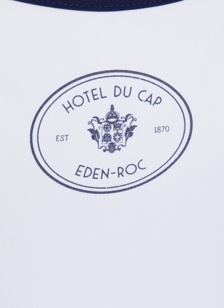  - SPORTY & RICH - X Hotel du Cap-Eden-Roc Crest One Piece Swimsuit