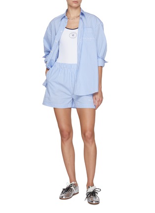 Figure View - Click To Enlarge - SPORTY & RICH - X Hotel du Cap-Eden-Roc Crest One Piece Swimsuit