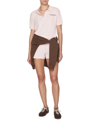 Figure View - Click To Enlarge - SPORTY & RICH - X Hotel du Cap-Eden-Roc Script Cotton Terry Polo