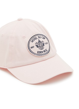 Detail View - Click To Enlarge - SPORTY & RICH - Eden Crest Cotton Baseball Cap