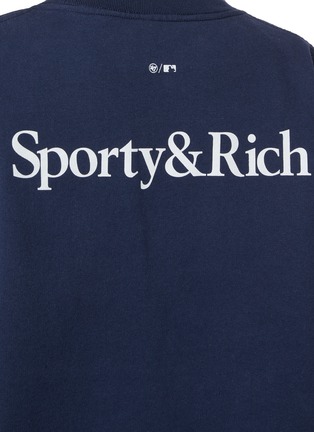  - SPORTY & RICH - x The New York Yankees Crewneck Cotton Sweatshirt