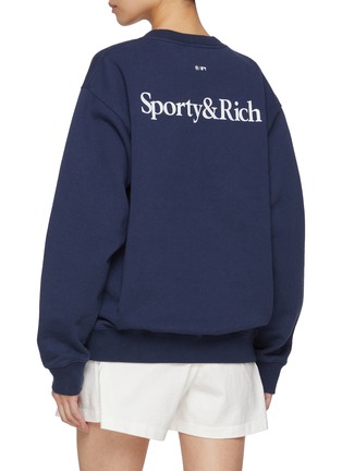 Back View - Click To Enlarge - SPORTY & RICH - x The New York Yankees Crewneck Cotton Sweatshirt