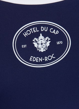  - SPORTY & RICH - X Hotel du Cap-Eden-Roc Crest One Piece Swimsuit