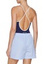 Back View - Click To Enlarge - SPORTY & RICH - X Hotel du Cap-Eden-Roc Crest One Piece Swimsuit