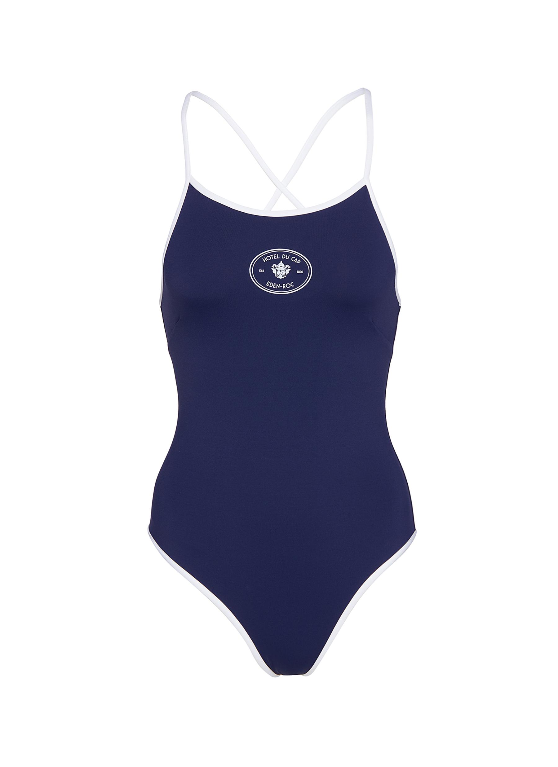 SPORTY & RICH | X Hotel du Cap-Eden-Roc Crest One Piece