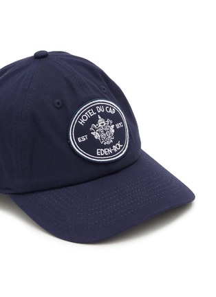 Detail View - Click To Enlarge - SPORTY & RICH - Eden Crest Cotton Baseball Cap