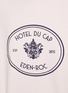  - SPORTY & RICH - X Hotel du Cap-Eden-Roc Crest Embroidered Cotton Fleece Sweater