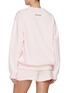 Back View - Click To Enlarge - SPORTY & RICH - X Hotel du Cap-Eden-Roc Crest Embroidered Cotton Fleece Sweater