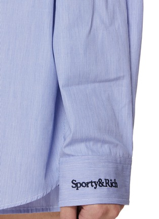  - SPORTY & RICH - x The New York Yankees Oversized Cotton Shirt