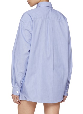 Back View - Click To Enlarge - SPORTY & RICH - x The New York Yankees Oversized Cotton Shirt