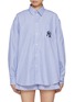Main View - Click To Enlarge - SPORTY & RICH - x The New York Yankees Oversized Cotton Shirt