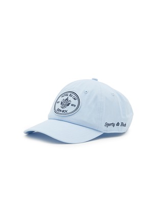 Main View - Click To Enlarge - SPORTY & RICH - Eden Crest Cotton Baseball Cap