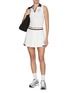 Figure View - Click To Enlarge - SPORTY & RICH - X Hotel du Cap-Eden-Roc Crest Contrast Collar Jersey Polo Vest