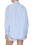 Back View - Click To Enlarge - SPORTY & RICH - X Hotel du Cap-Eden-Roc Script Striped Cotton Shirt