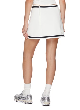 Back View - Click To Enlarge - SPORTY & RICH - X Hotel du Cap-Eden-Roc Crest Embroidered Mila Skirt