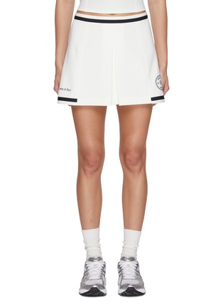 Main View - Click To Enlarge - SPORTY & RICH - X Hotel du Cap-Eden-Roc Crest Embroidered Mila Skirt