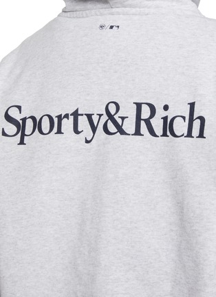 - SPORTY & RICH - x The New York Yankees Zip Up Cotton Hoodie