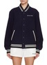 Main View - Click To Enlarge - SPORTY & RICH - X Hotel du Cap-Eden-Roc Crest Wool Varsity Jacket
