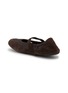  - PRADA - Collapse Re-Nylon Suede Ballerina Flats