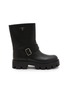 Main View - Click To Enlarge - PRADA - Stride Leather Biker Boots