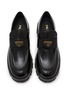 Detail View - Click To Enlarge - PRADA - Stride Leather Loafers