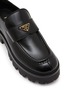 Detail View - Click To Enlarge - PRADA - Stride Leather Loafers