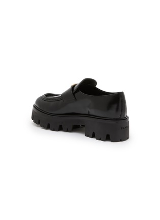  - PRADA - Stride Leather Loafers