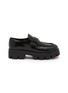 Main View - Click To Enlarge - PRADA - Stride Leather Loafers