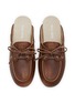 Detail View - Click To Enlarge - MIU MIU - Faded Leather Mules